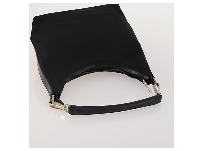 Borsa a Spalla GUCCI GG Canvas 2 Set Beige Black Auth 192893 Nero - vista 5