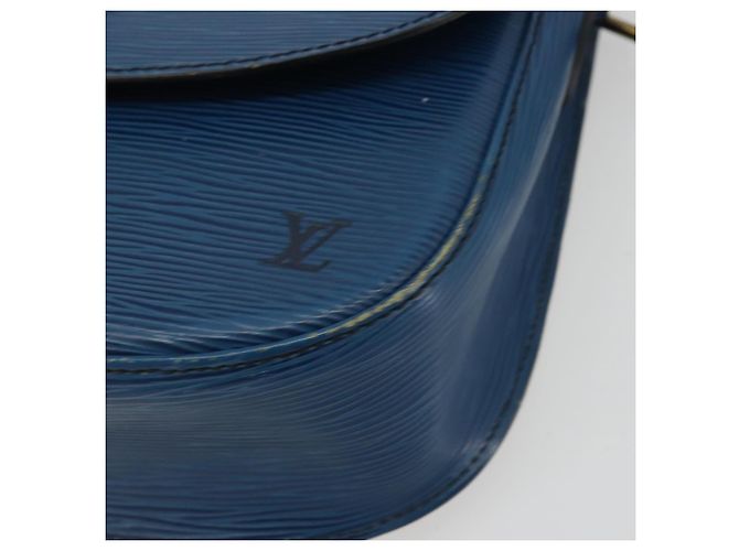 LOUIS VUITTON Epi Saint Cloud GM Shoulder Bag Blue M52195 LV Auth ep15188 - vista 14
