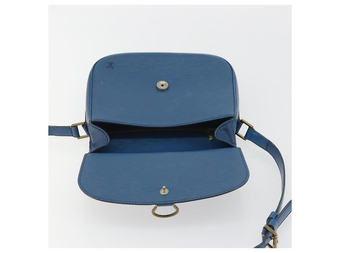 LOUIS VUITTON Epi Saint Cloud GM Shoulder Bag Blue M52195 LV Auth ep15188 - vista 18
