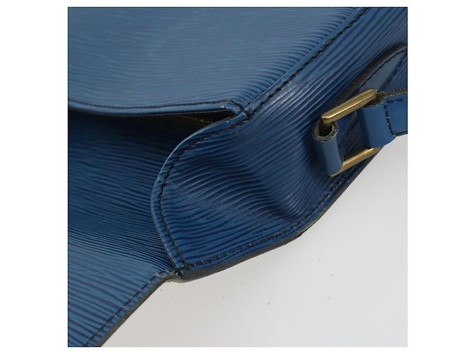 LOUIS VUITTON Epi Saint Cloud GM Shoulder Bag Blue M52195 LV Auth ep15188 - vista 19