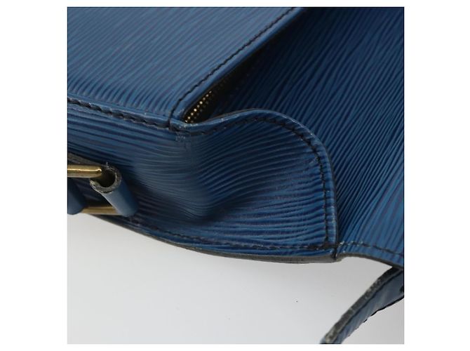 LOUIS VUITTON Epi Saint Cloud GM Shoulder Bag Blue M52195 LV Auth ep15188 - vista 20