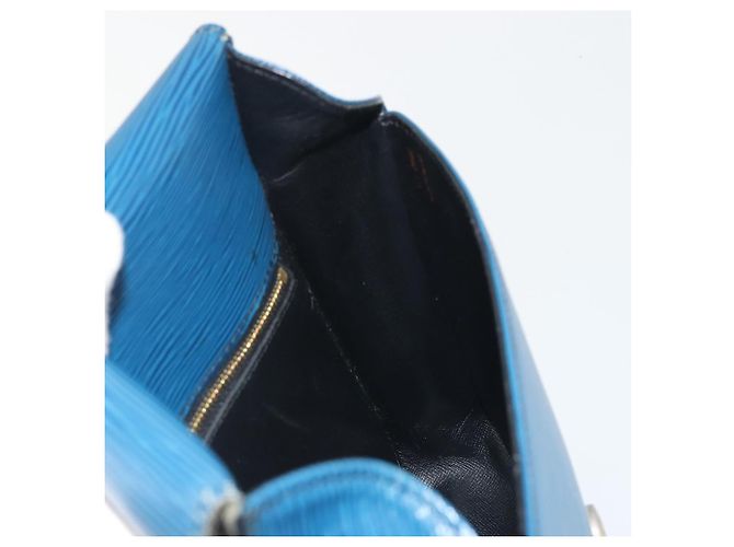 LOUIS VUITTON Epi Saint Cloud GM Shoulder Bag Blue M52195 LV Auth ep15188 - vista 22
