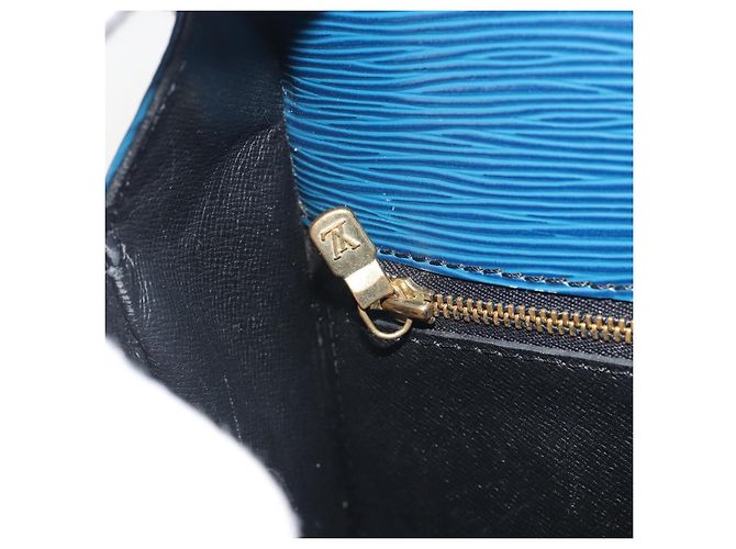 LOUIS VUITTON Epi Saint Cloud GM Shoulder Bag Blue M52195 LV Auth ep15188 - vista 24