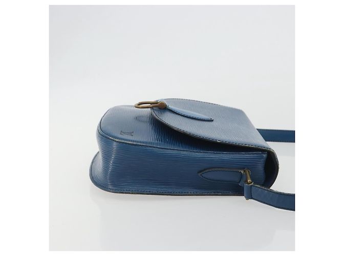 LOUIS VUITTON Epi Saint Cloud GM Shoulder Bag Blue M52195 LV Auth ep15188 - vista 3