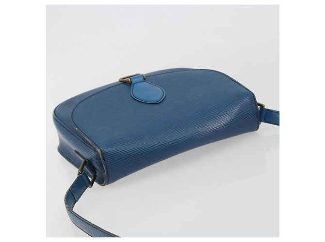 LOUIS VUITTON Epi Saint Cloud GM Shoulder Bag Blue M52195 LV Auth ep15188 - vista 6