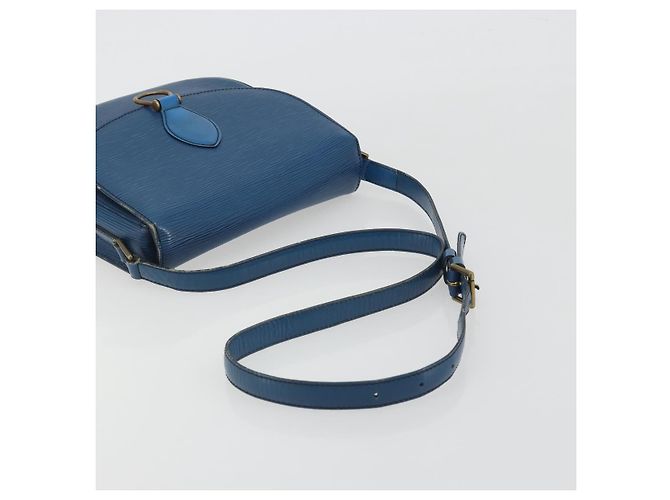 LOUIS VUITTON Epi Saint Cloud GM Shoulder Bag Blue M52195 LV Auth ep15188 - vista 7