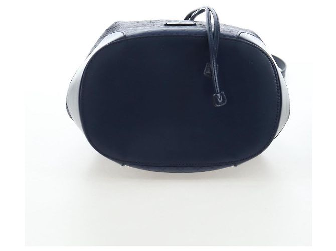 Borsa a Spalla GUCCI Diamante in Pelle 2way Blu Argento 354228 Auth ki6701V - vista 5