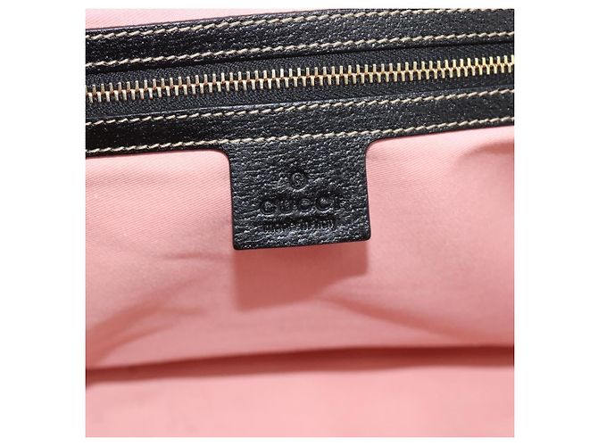 Borsa GUCCI in raso nero con finiture dorate 154180 Auth ep15224V - vista 18