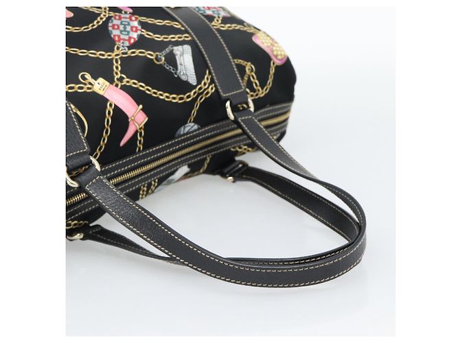 Borsa GUCCI in raso nero con finiture dorate 154180 Auth ep15224V - vista 7