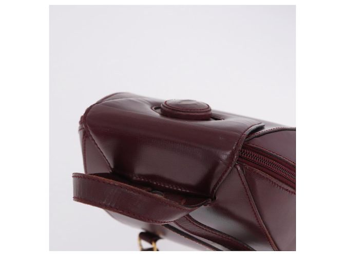 CARTIER Rucksack Leder Bordeaux Gold Authentisch bs36274 Golden - Ansicht 6