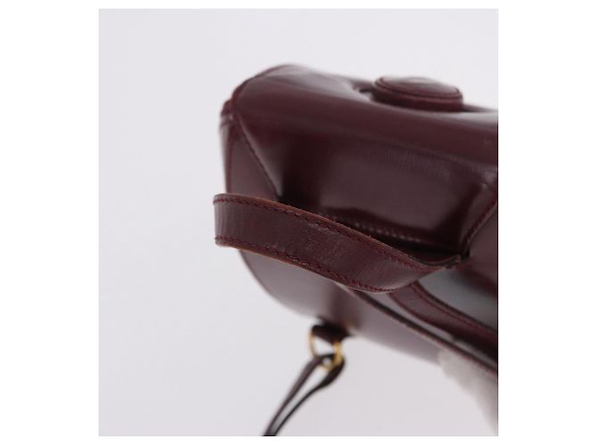 CARTIER Rucksack Leder Bordeaux Gold Authentisch bs36274 Golden - Ansicht 7