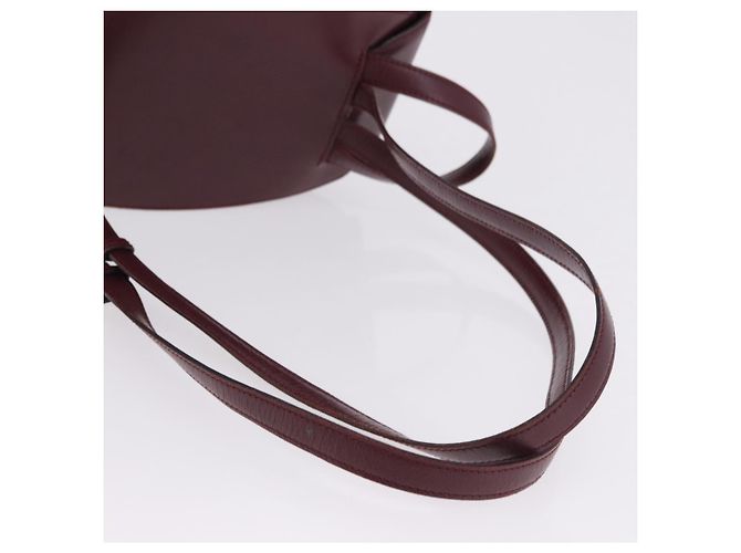 CARTIER Rucksack Leder Bordeaux Gold Authentisch bs36274 Golden - Ansicht 8