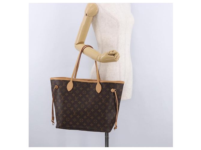 LOUIS VUITTON Borsa Tote Monogram Neverfull MM M40156 LV Auth 190304SM Monogramma - vue 27