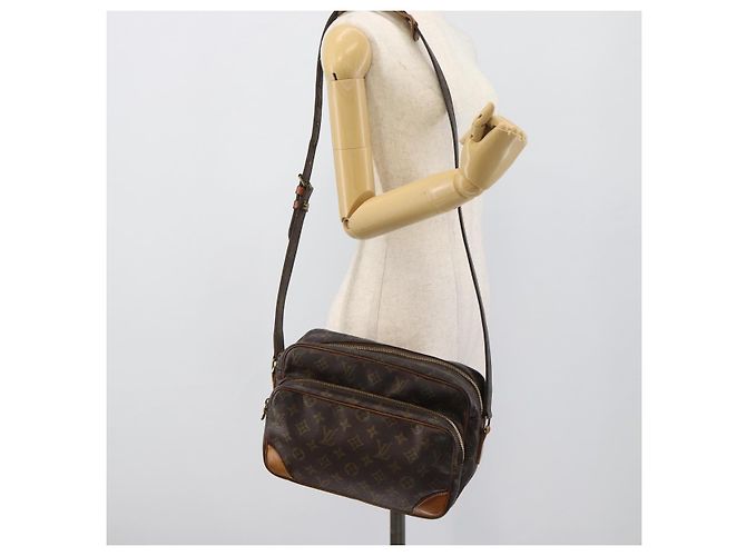 LOUIS VUITTON Borsa a Spalla Monogram Nile M45244 LV Auth ep15514 Monogramma - vista 23