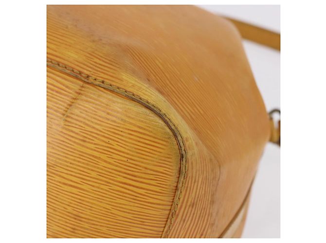 Borsa a Spalla LOUIS VUITTON Epi Petit Noe Giallo M44109 LV Auth 192667 - vista 18