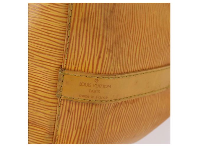 Borsa a Spalla LOUIS VUITTON Epi Petit Noe Giallo M44109 LV Auth 192667 - vista 19