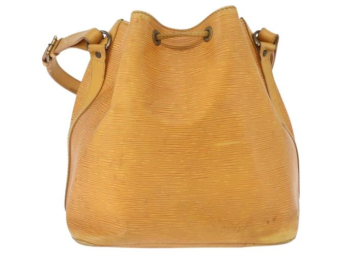 Borsa a Spalla LOUIS VUITTON Epi Petit Noe Giallo M44109 LV Auth 192667 - vista 2