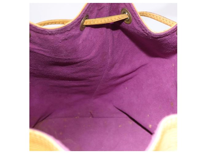 Borsa a Spalla LOUIS VUITTON Epi Petit Noe Giallo M44109 LV Auth 192667 - vista 21