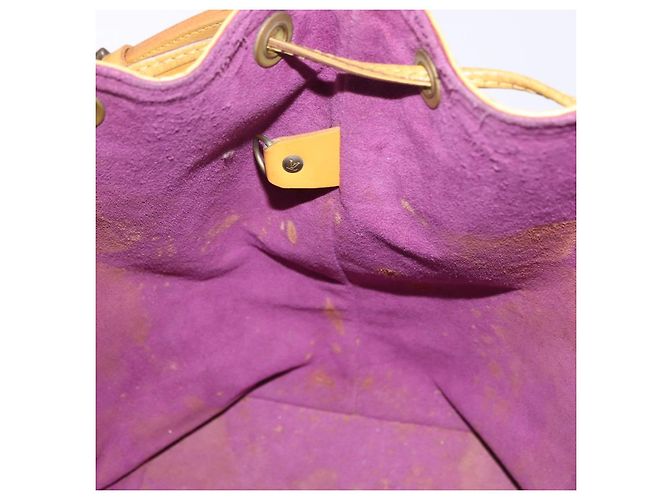 Borsa a Spalla LOUIS VUITTON Epi Petit Noe Giallo M44109 LV Auth 192667 - vista 22
