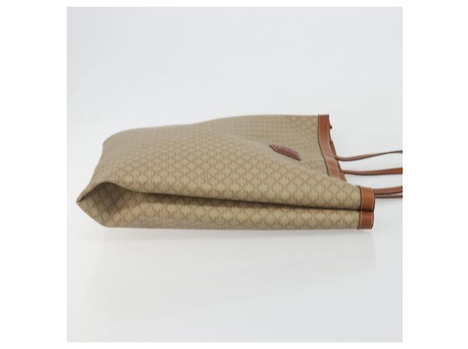 Céline Borsa Tote CELINE Macadam in PVC e Pelle Beige Marrone Autentica ep15154 - vista 3