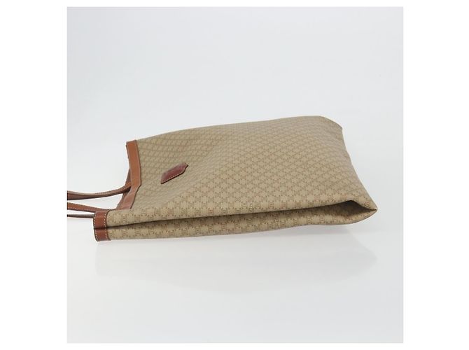 Céline Borsa Tote CELINE Macadam in PVC e Pelle Beige Marrone Autentica ep15154 - vista 4