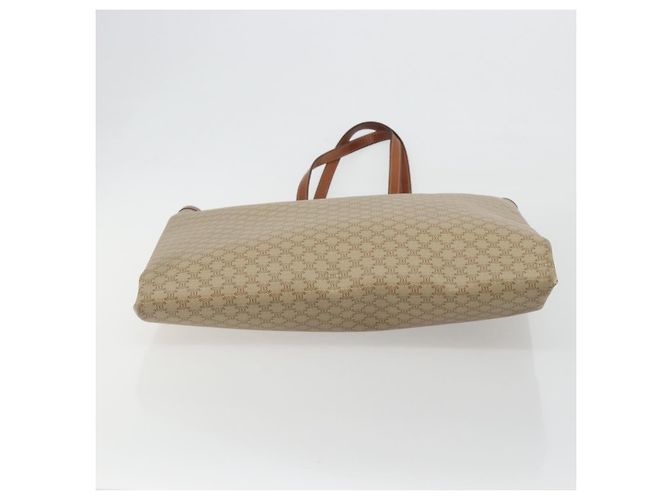 Céline Borsa Tote CELINE Macadam in PVC e Pelle Beige Marrone Autentica ep15154 - vista 5