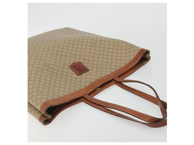 Céline Borsa Tote CELINE Macadam in PVC e Pelle Beige Marrone Autentica ep15154 - vista 6