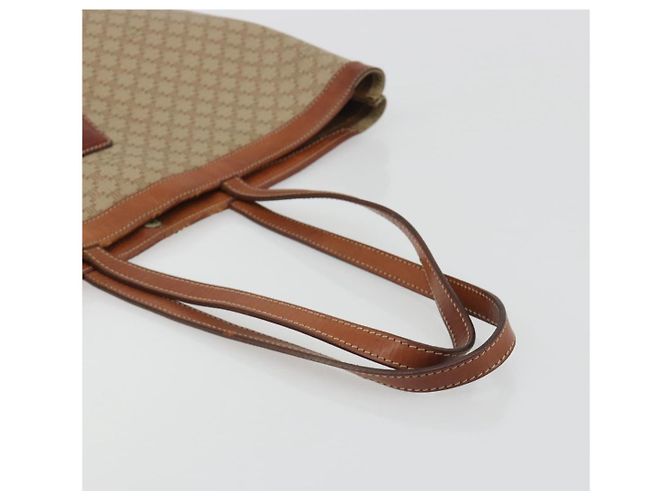 Céline Borsa Tote CELINE Macadam in PVC e Pelle Beige Marrone Autentica ep15154 - vista 7