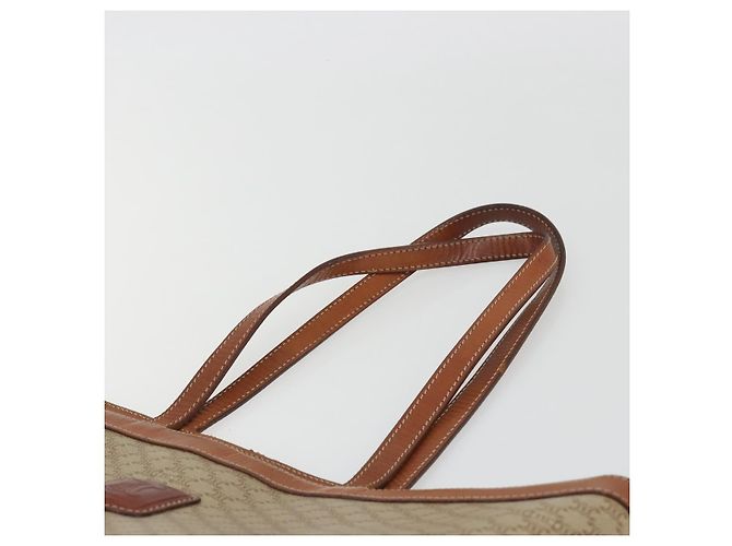 Céline Borsa Tote CELINE Macadam in PVC e Pelle Beige Marrone Autentica ep15154 - vista 8