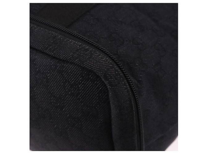 Borsa Tote GUCCI GG Canvas Nera Argento 152232 Auth mr2752A Nero - vista 15