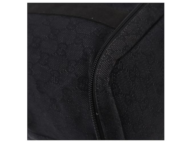 Borsa Tote GUCCI GG Canvas Nera Argento 152232 Auth mr2752A Nero - vista 16