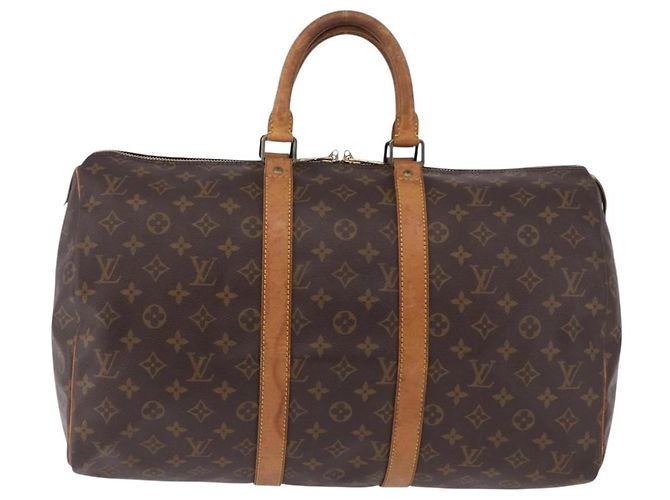 LOUIS VUITTON Monogram Keepall 45 Boston Bag M41428 LV Auth ka5426 - view 13