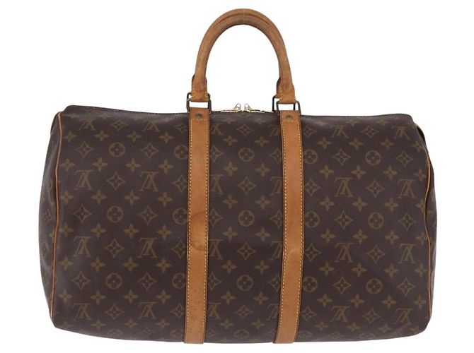 LOUIS VUITTON Monogram Keepall 45 Boston Bag M41428 LV Auth ka5426 - view 2