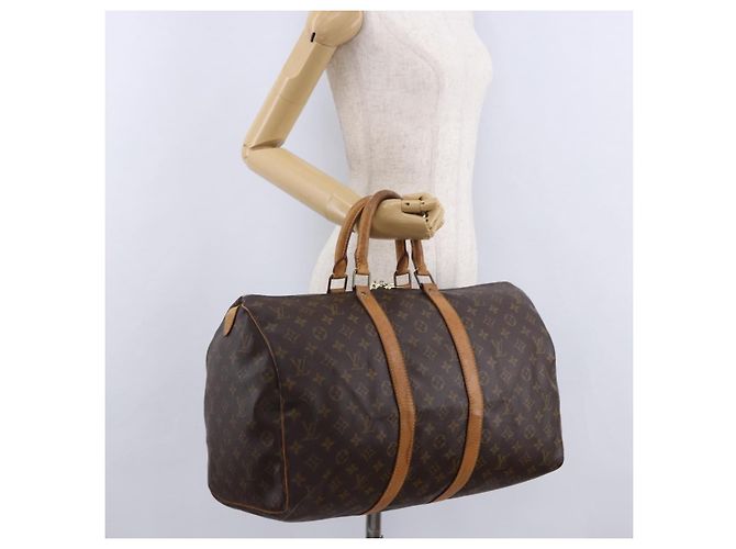 LOUIS VUITTON Monogram Keepall 45 Boston Bag M41428 LV Auth ka5426 - view 22