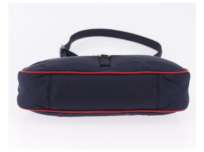 Borsa a tracolla SAINT LAURENT Nylon Navy Gold Tone 733294 Auth ka5349M Blu navy - vista 5