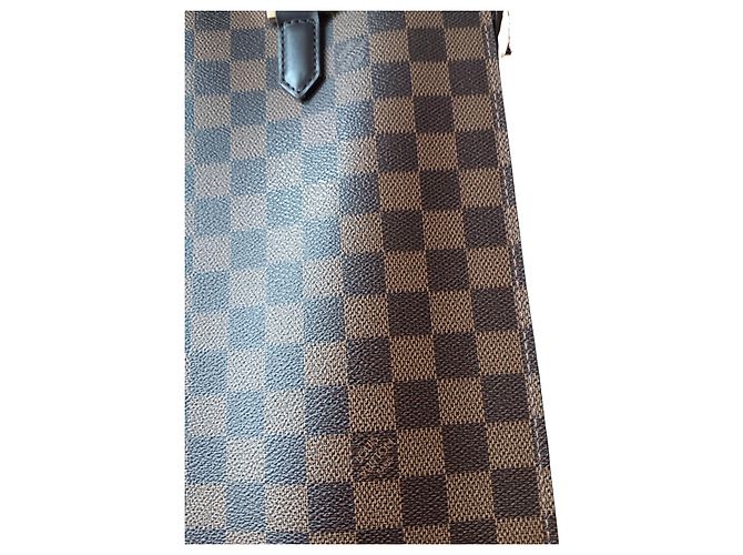 Borsa Louis Vuitton Damier Ebene Professionale Marrone - vista 2