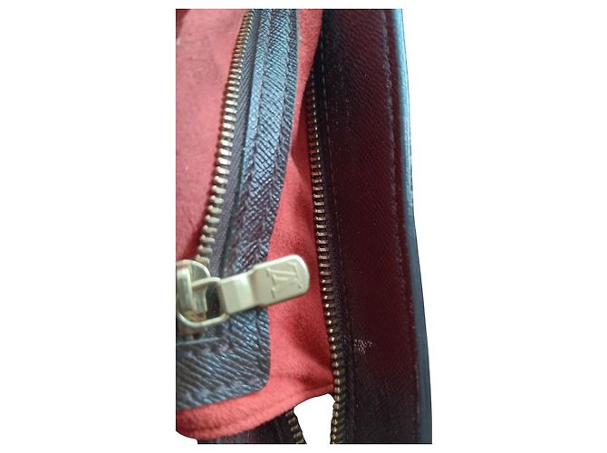 Borsa Louis Vuitton Damier Ebene Professionale Marrone - vista 6