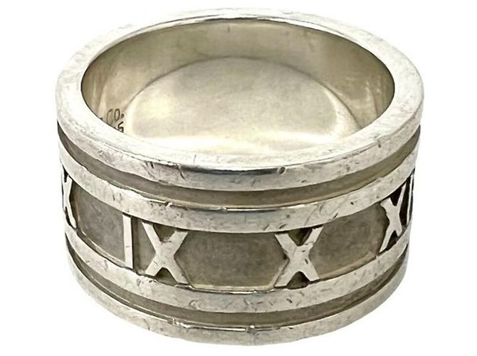 Tiffany & Co Anello largo Tiffany Vintage Atlas Argento - vista 4