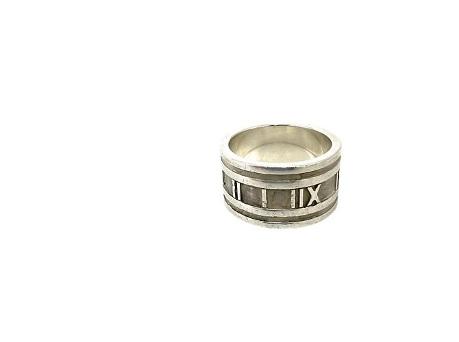 Tiffany & Co Anello largo Tiffany Vintage Atlas Argento - vista 5