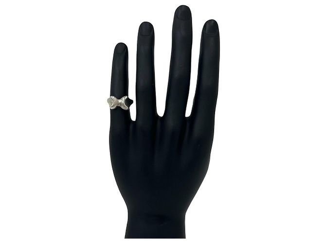 Tiffany & Co Tiffany Vintage Ribbon Band Ring Silber - Ansicht 2