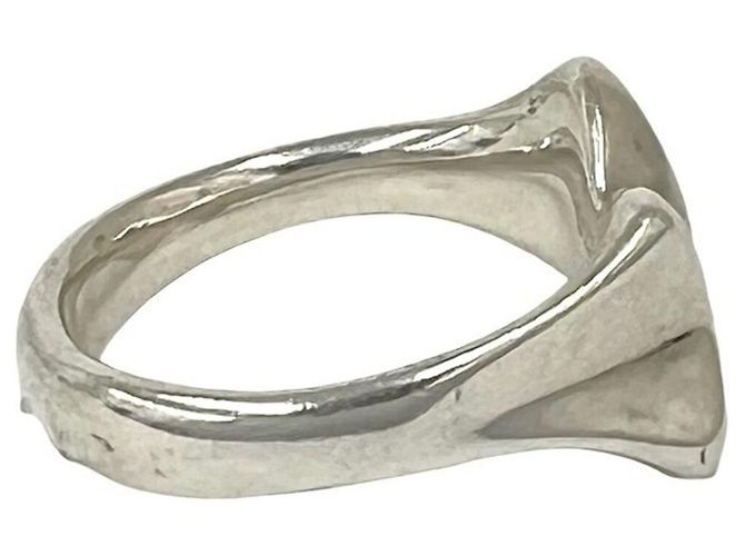 Tiffany & Co Tiffany Vintage Ribbon Band Ring Silber - Ansicht 5