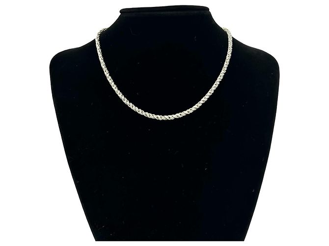 Tiffany & Co Collana Tiffany Vintage Twist Rope Argento - vista 2