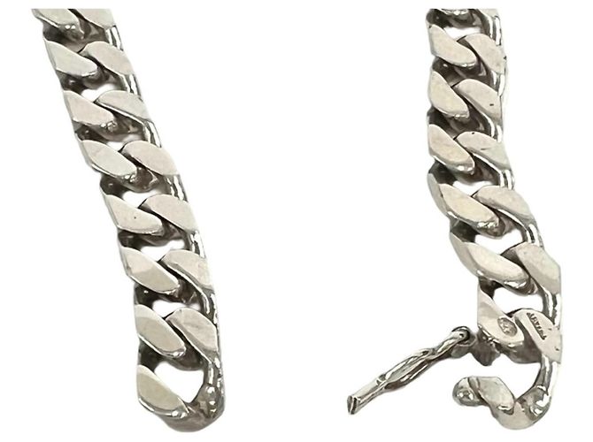 Tiffany & Co Bracciale charm Tiffany Vintage Center Knot Cuban Link Argento - vista 4