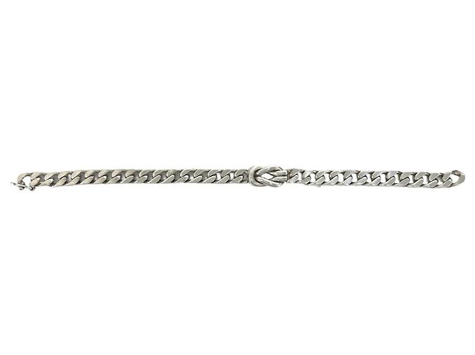 Tiffany & Co Bracciale charm Tiffany Vintage Center Knot Cuban Link Argento - vista 5