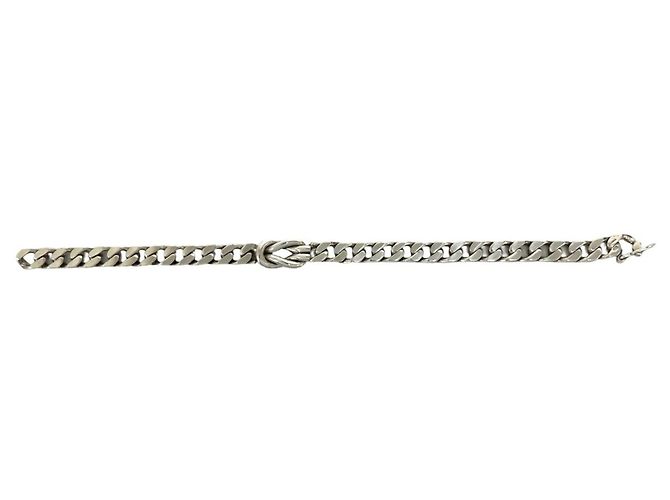 Tiffany & Co Bracciale charm Tiffany Vintage Center Knot Cuban Link Argento - vista 6