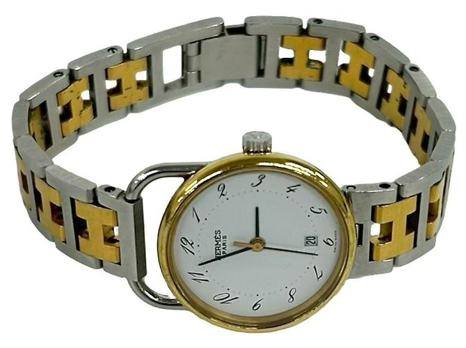 Orologio Hermès Vintage Profile GP Stainless Steel Quartz - vista 8