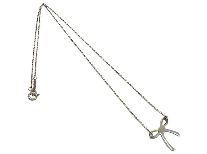 Tiffany & Co Collana Tiffany Vintage Bow Argento - vista 6