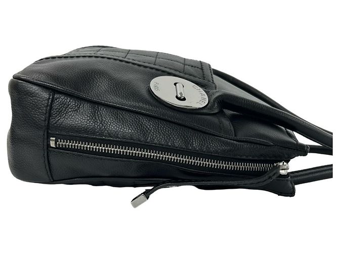 Borsa Chanel in pelle di vitello martellata nera Nero - vista 6