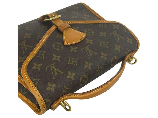 Louis Vuitton Vintage Bel Air Monogram Leather Schultertasche Braun - Ansicht 4