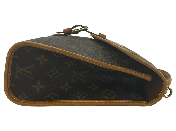 Louis Vuitton Vintage Bel Air Monogram Leather Schultertasche Braun - Ansicht 6